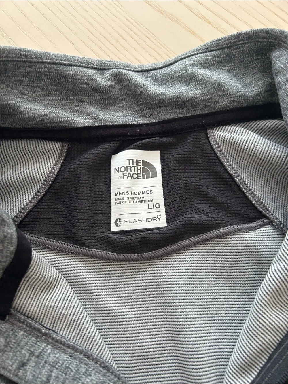 The North Face Gray Men's Zip-Neck Performance Pullover